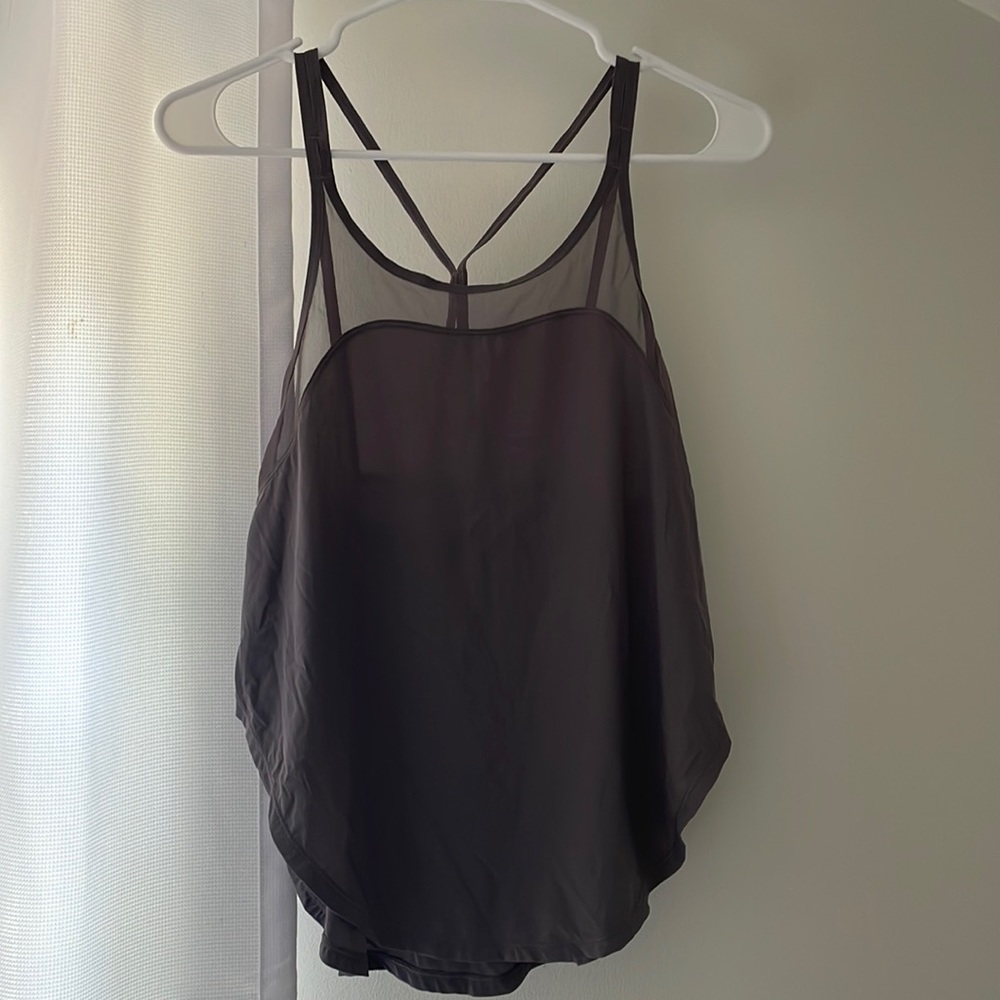 Strappy Lululemon tank top - tag was cut off but it is a size 6.